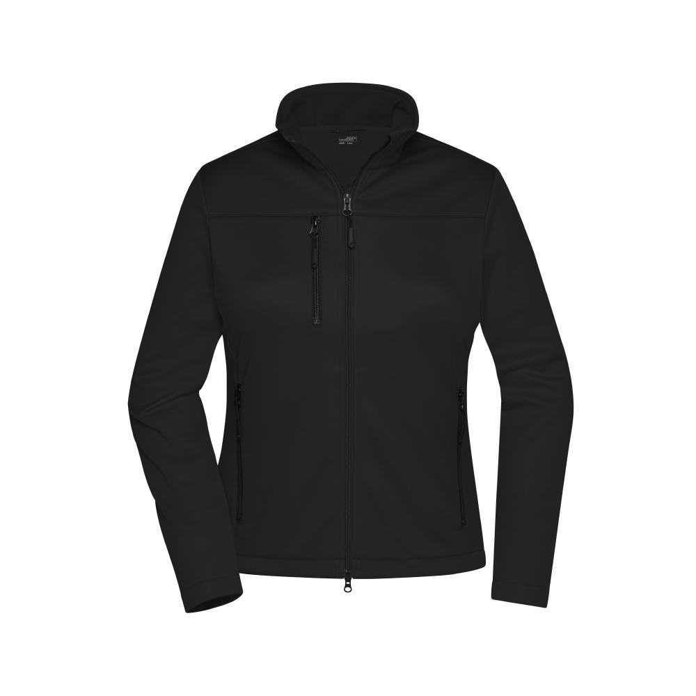 Ladies' Softshell Jacket - Klassische Softshelljacke im sportlichen Design aus recyceltem Polyester Werbeartikel