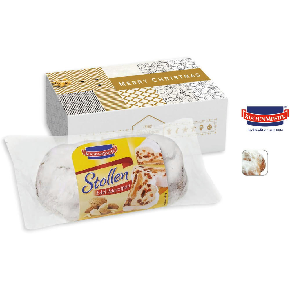 Product image Christstollen Präsentbox, 1 Stück, Inhalt: Christstollen Werbeartikel