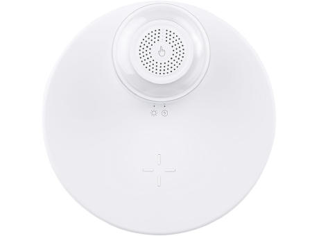 AMBIENT Wireless Charger, Stimmungslicht und Lautsprecher Werbeartikel