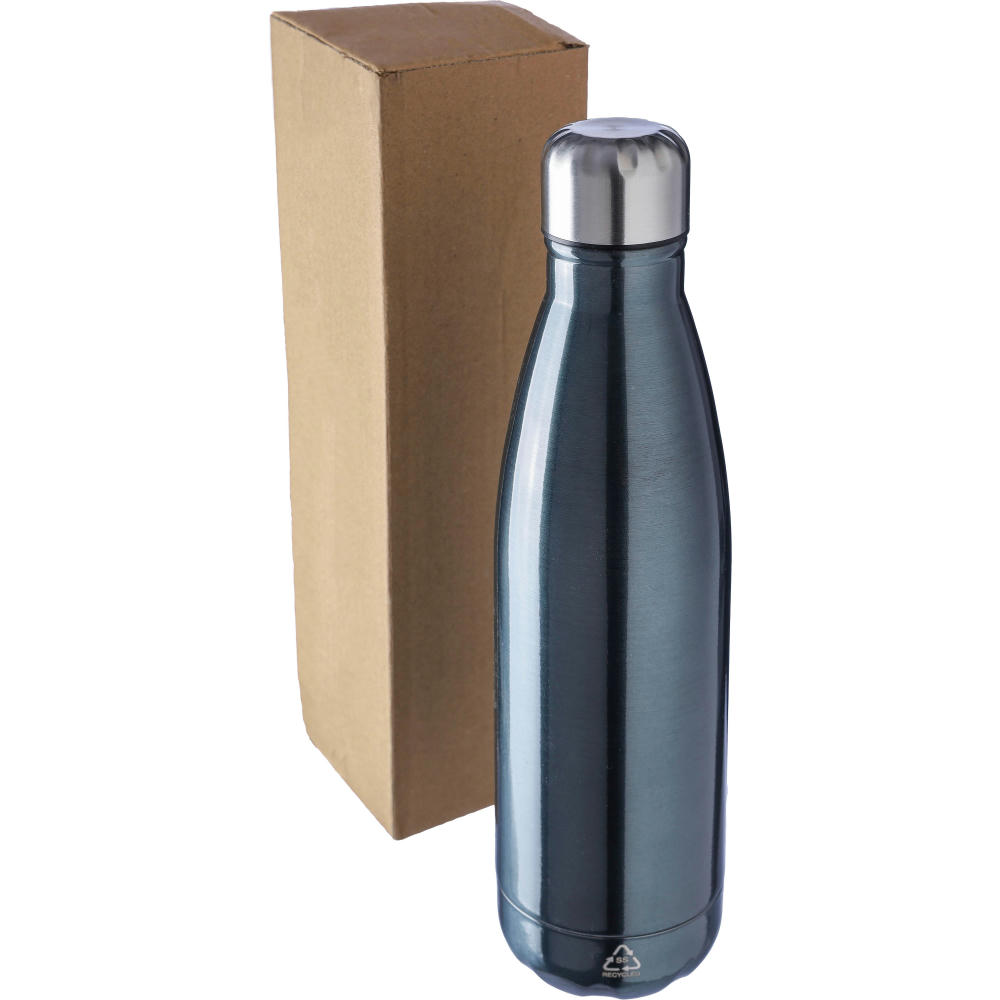 Recyceltem trinkflasche(650 ml) aus Edelstahl Sumatra Werbeartikel