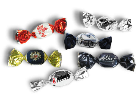 Product image 5 g Bonbons im Metallicwickler Werbeartikel