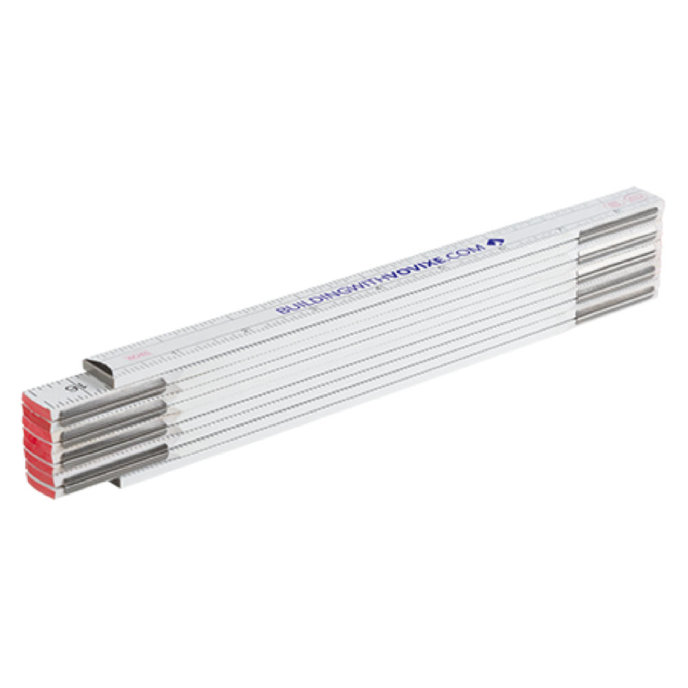 Product image Zollstock 2 Meter aus Holz kalibriert laut EG Normierung Klasse 11 Werbeartikel