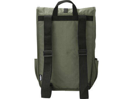 rPET Polyester (300D) Rucksack mit Lasche Lyric bedrucken