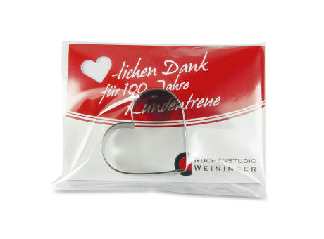 Backförmchen in der Werbetüte - Haus Werbeartikel