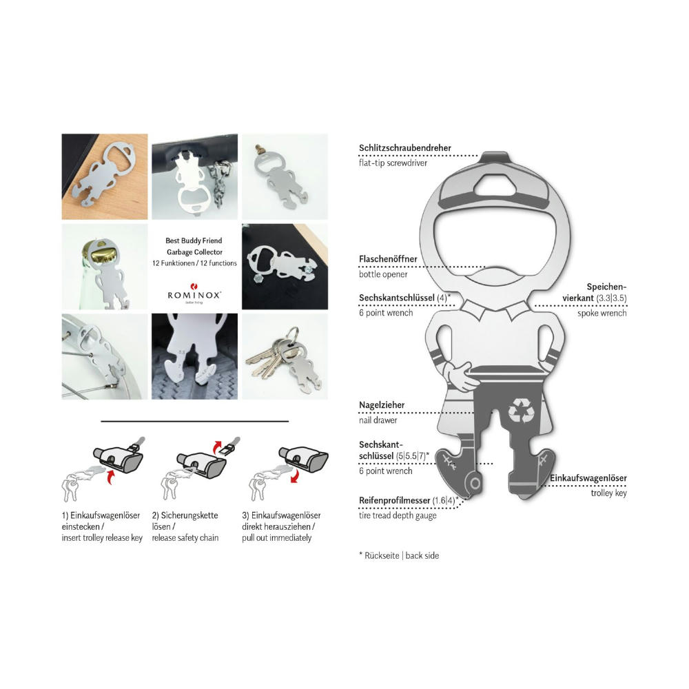 ROMINOX® Best Buddy Friend // Garbage Collector Werbeartikel