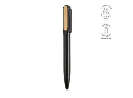 Plato Kugelschreiber recy. Aluminium Blau Mine bedrucken