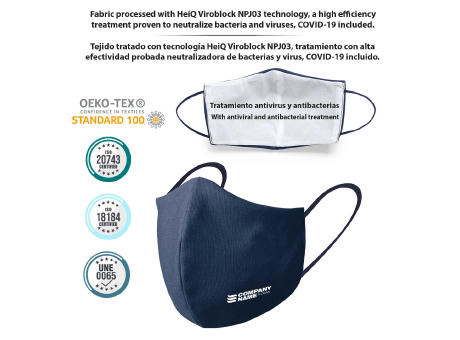 Wiederverwenbar Hygienemaske Plexcom Werbeartikel