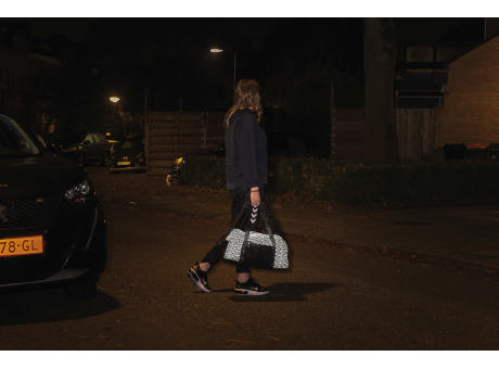 AWARE™ reflektierende RPET Wochenendtasche bedrucken