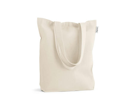 GIRONA. TraTragetasche aus Baumwolle (50%), recycelter Baumwolle (30%) und polyester (20% rPET) (220 g/ m²) bedrucken