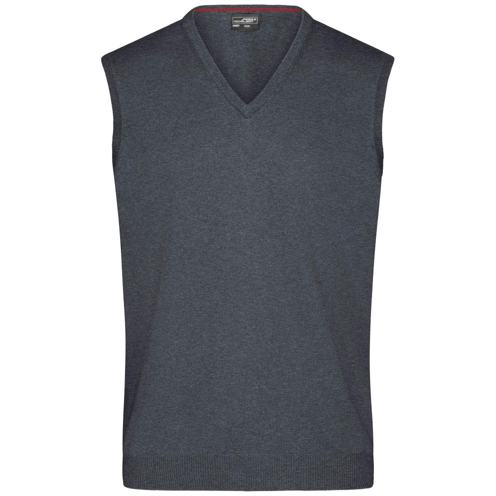 Product image Men's V-Neck Pullunder - Klassischer Baumwoll-Pullunder Werbeartikel