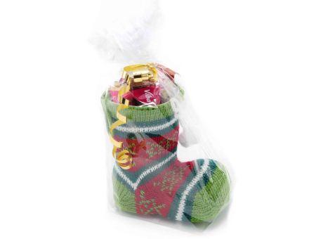 Product image Nikolausstiefel Nougat, 150g, neutral Werbeartikel