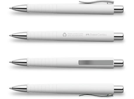 Product image Kugelschreiber Poly Ball Recycling Weiß Werbeartikel