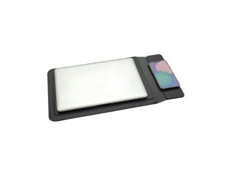 Swiss Peak magnet. 15,6" Laptop-Sleeve mit 15W Ladefunktion Werbeartikel