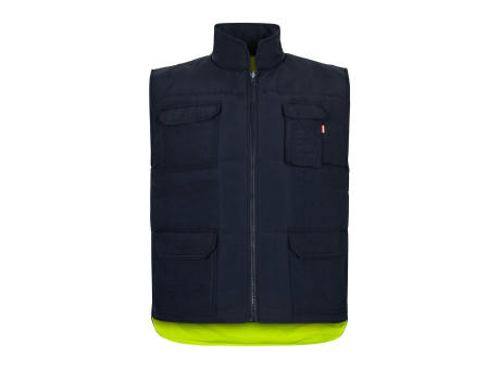 VL DIANA. Steppweste (220g/m²), wendbar und mit mehreren Taschen, aus Polyester (100%), mit Reißverschluss und Wendezipper Werbeartikel