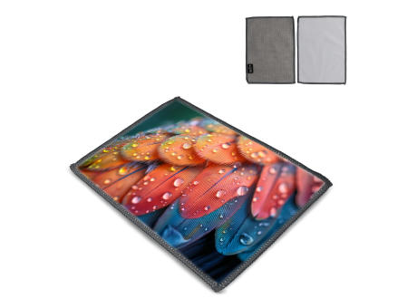 Product image R-PET Sublimation Mikrofasertuch 13 x 18cm Werbeartikel