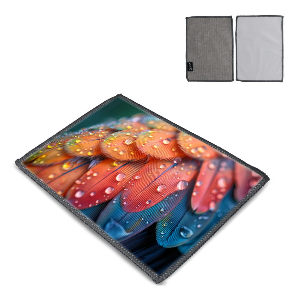 Product image R-PET Sublimation Mikrofasertuch 13 x 18cm Werbeartikel