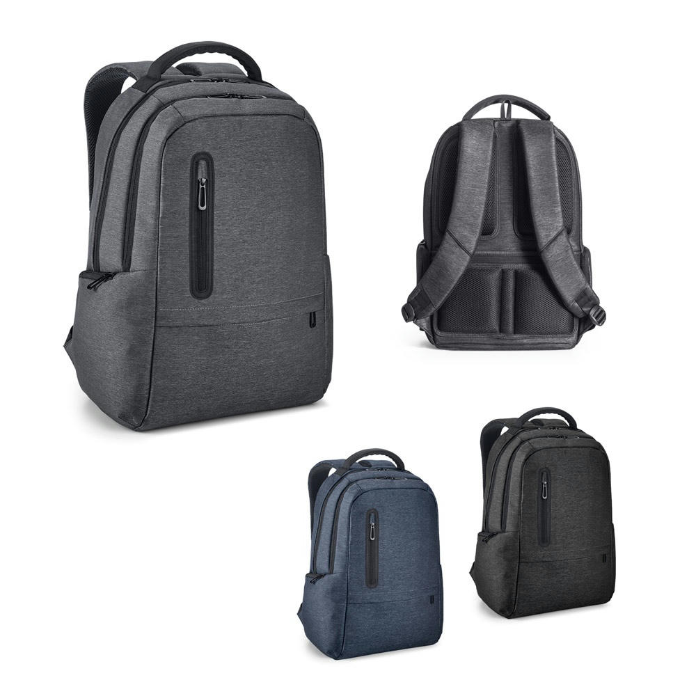 Product image RE-BOSTON. Wasserdichter Laptop-Rucksack aus recyceltem Nylon in 2 Farben mit Fach aus 210D recyceltem Polyester Werbeartikel