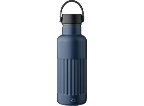 Recycelte doppelwandige Trinkflasche aus Edelstahl (500 ml), Lior Werbeartikel