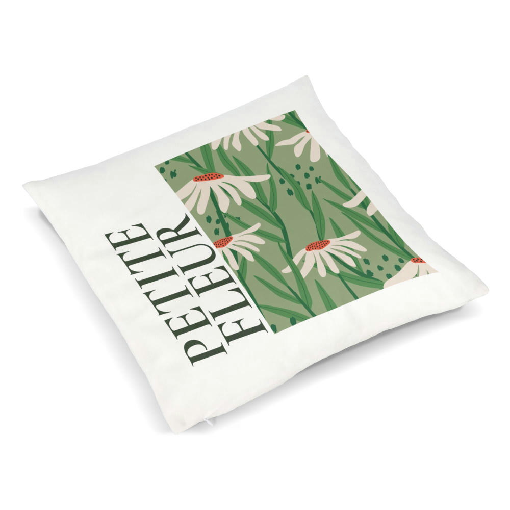 Kissenbezug aus Plüsch & Kissen 40x40 cm Sublimation Werbeartikel