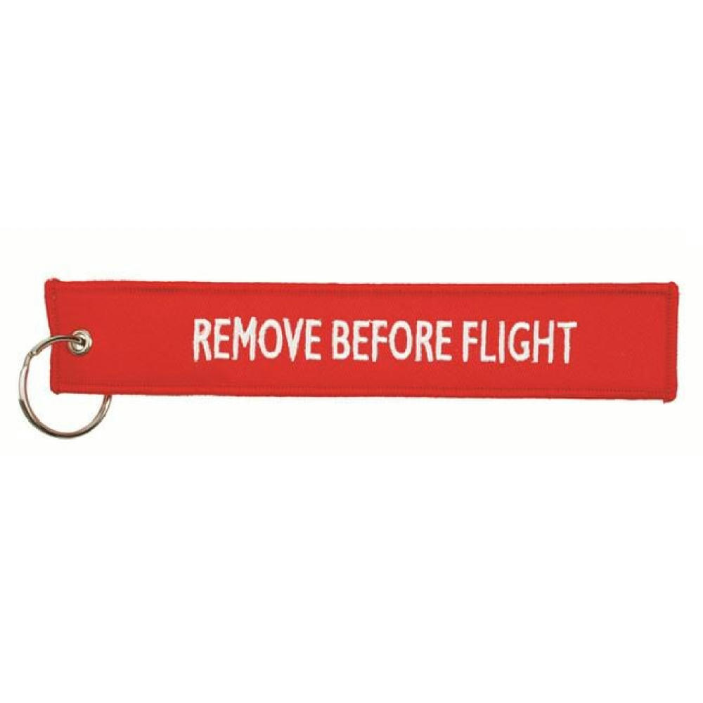 Product image Remove before flight Hangtag Werbeartikel