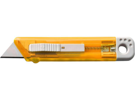 Product image Cutter-Messer mit Federkernautomatik aus Kunststoff Griffin Werbeartikel