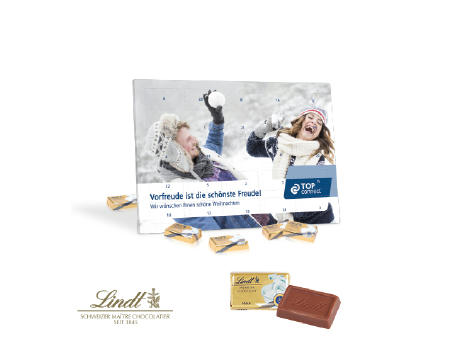 Tisch-Adventskalender Lindt "Select Edition" Werbeartikel