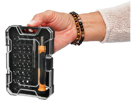 Feinbit-Set "Forte Precision 26 HC orange" Werbeartikel