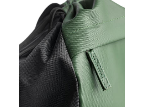 rPET Polyester (600D) Rucksack mit Kordelzug Auri Werbeartikel