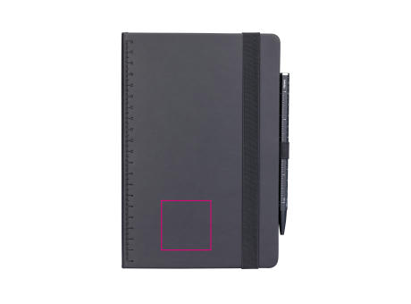 TROIKA Notizblock BLACK SLIMPAD A5 Werbeartikel