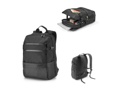 ZIPPERS BPACK. Laptop-Rucksack 15.6'' aus 840D und 300D-Jacquard Werbeartikel