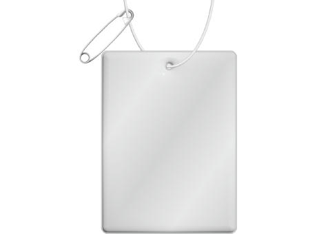 Product image RFX™ rH-12 echteckiger reflektierender PVC-Anhänger groß Werbeartikel