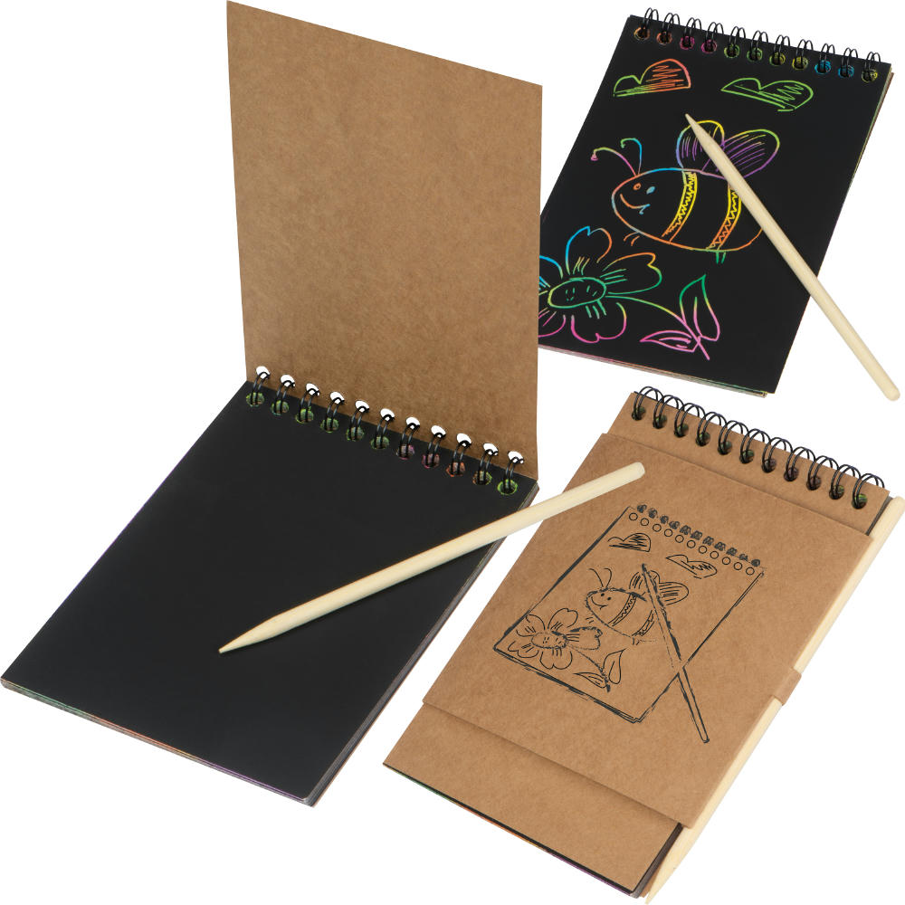 Product image Malblock mit Kratzpapier Bangkok Werbeartikel