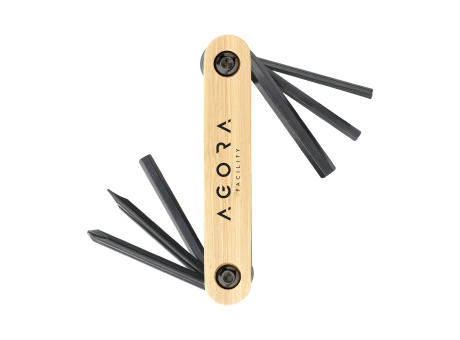 Product image Bamboo Black Tool Werkzeugset Werbeartikel