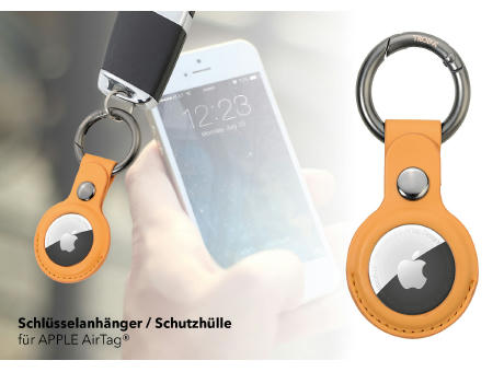 TROIKA Schlüsselanhänger AIRTAG COVER bedrucken