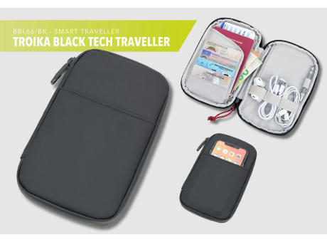 Product image TROIKA Smart Traveller TROIKA BLACK TECH TRAVELLER bedrucken