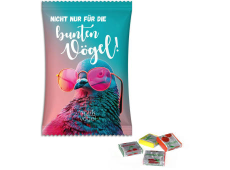 Fruchtkaramellen im Werbetütchen Werbeartikel