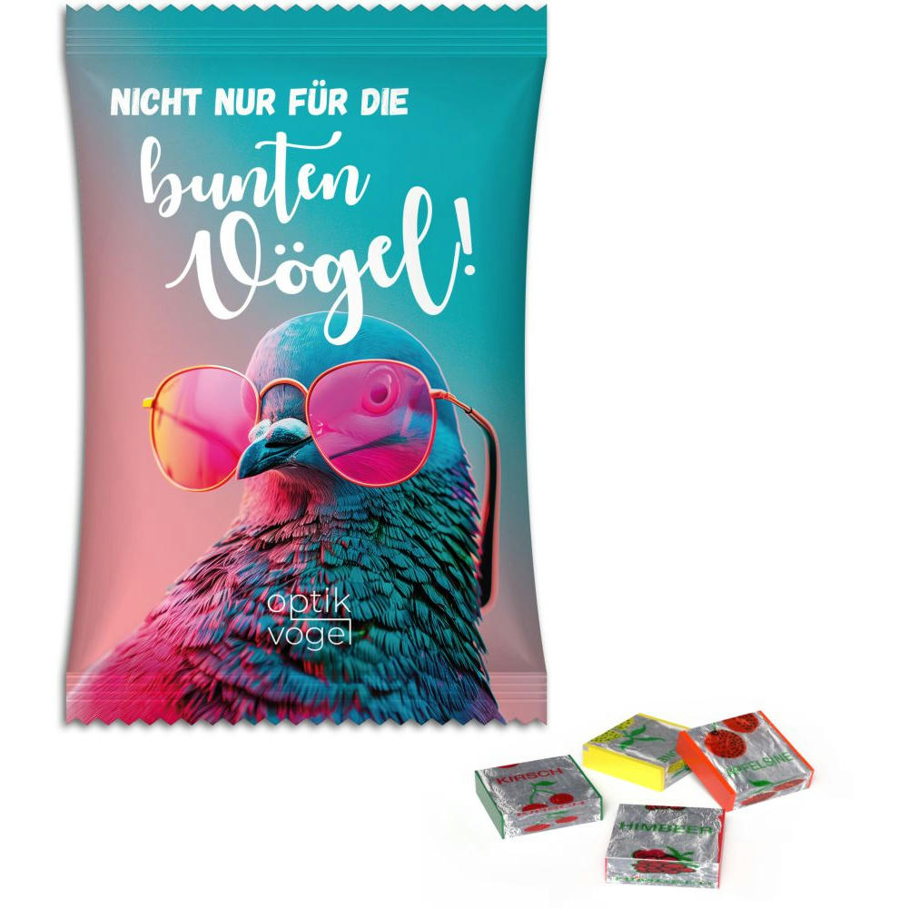Product image Fruchtkaramellen im Werbetütchen Werbeartikel