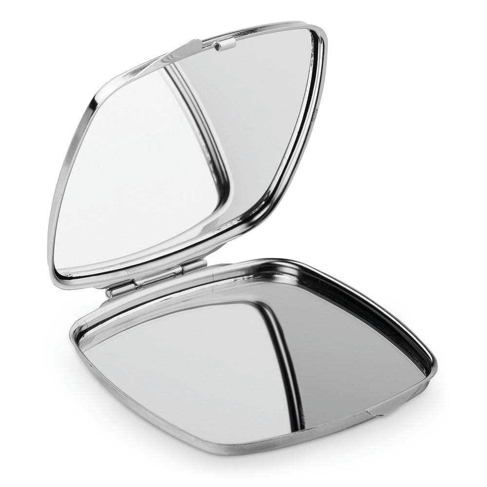 Product image SHIMMER. Doppelter Taschenspiegel aus Metall Werbeartikel