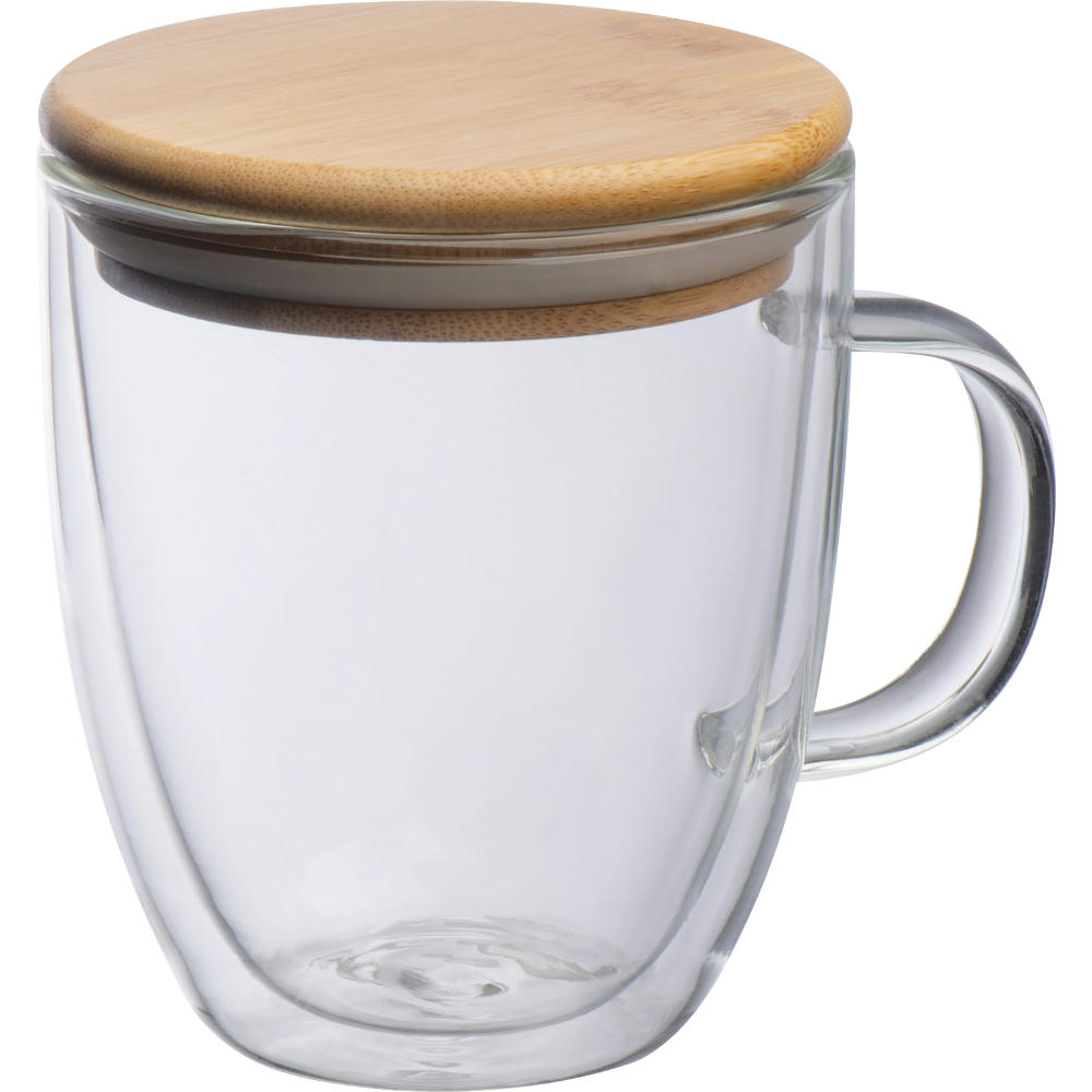 Product image Doppelwandige Glastasse Werbeartikel