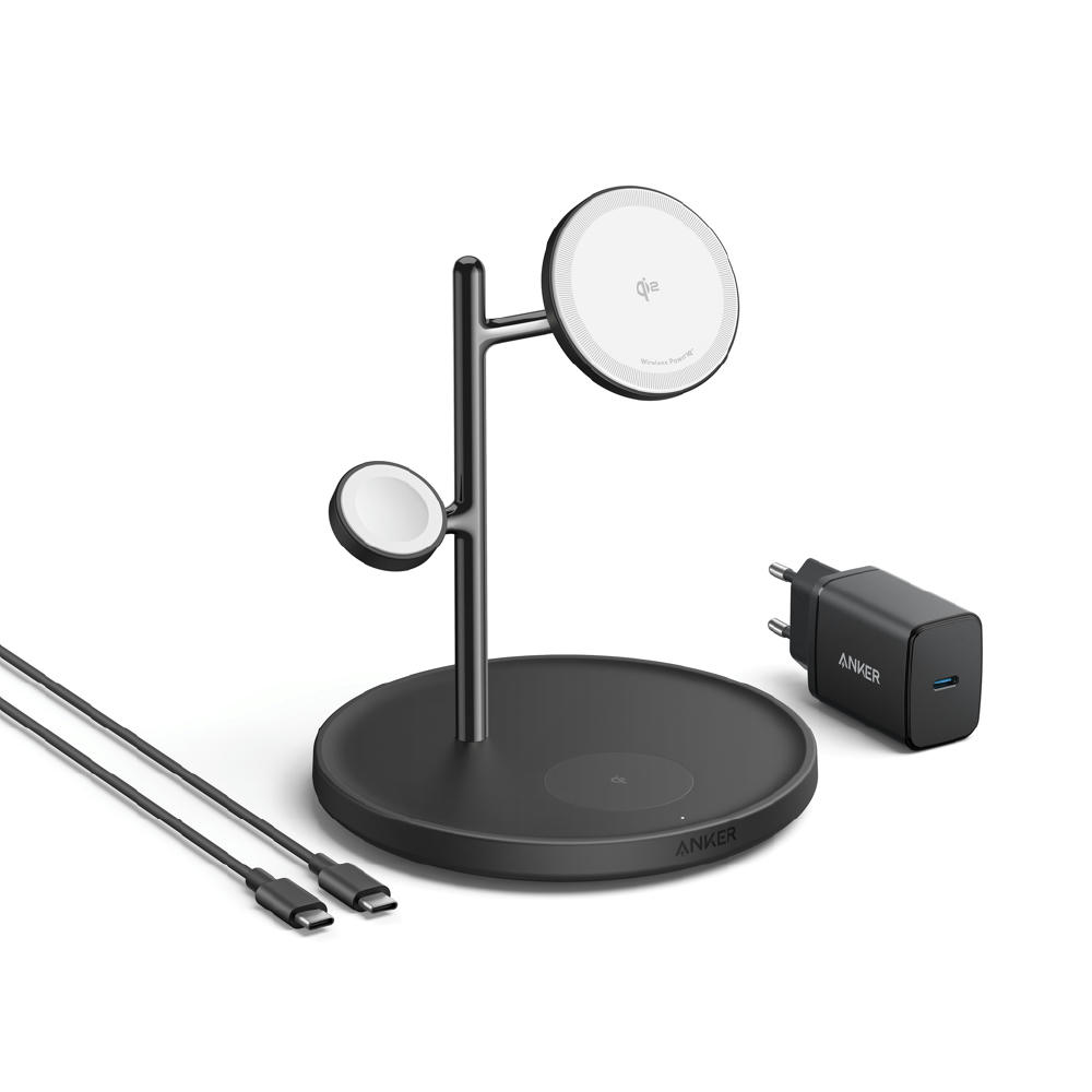 Anker MagGo Kabellose Ladestation (3-in-1 Ständer) Werbeartikel