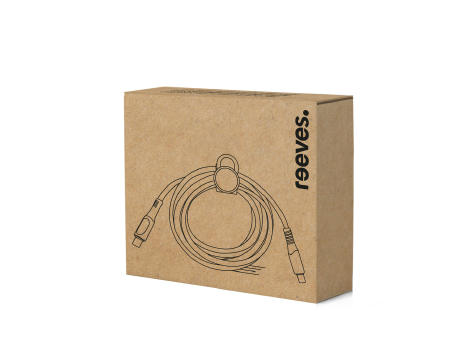 USB-C Kabel mit Display und Kabelbinder REEVES-CONVERTICS DIGITAL bedrucken