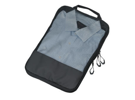 TROIKA Reise-Kompressionstasche TROIKA BLACK PACKING SHIRTS Werbeartikel