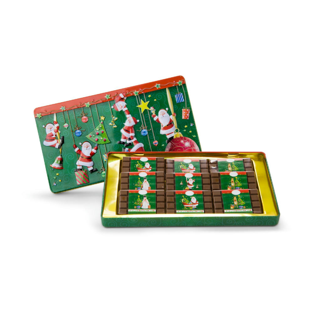Product image Geschenkartikel / Präsentartikel: Schokoladendose Merry Christmas Werbeartikel