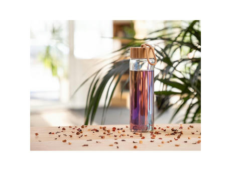 Product image Glasflasche "Bamboo", 0,65 l, colour bedrucken