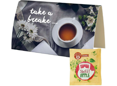 Product image Beuteltee Sweet Apple, ca. 2,5g, Werbekarte A6 gefaltet Werbeartikel