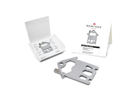 Product image ROMINOX® Key Tool // House - 21 Funktionen (Haus) Werbeartikel