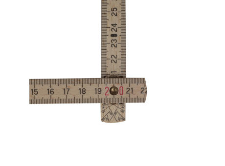 Zollstock 2m Premium natur Werbeartikel