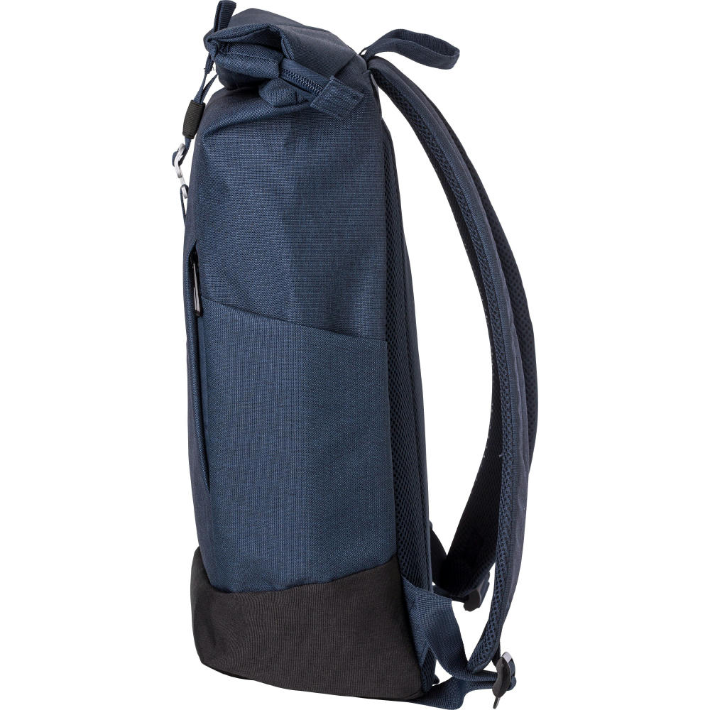 Polyester (600D) Rolltop-Rucksack Oberon Werbeartikel