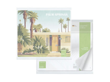 Product image rPET GripCleaner® 4in1 Mousepad 23x20 cm, All-Inclusive-Paket Werbeartikel