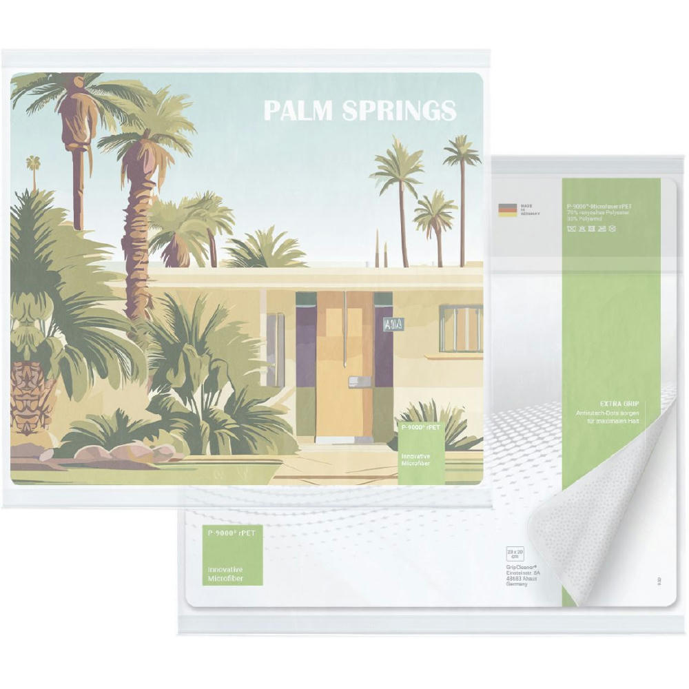 Product image rPET GripCleaner® 4in1 Mousepad 23x20 cm, All-Inclusive-Paket Werbeartikel